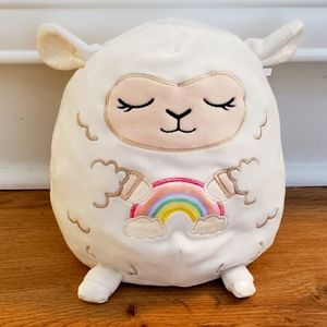 Blossom Squishmallow Rare Rainbow Sheep Lamb Justice Exclusive 9 Inch